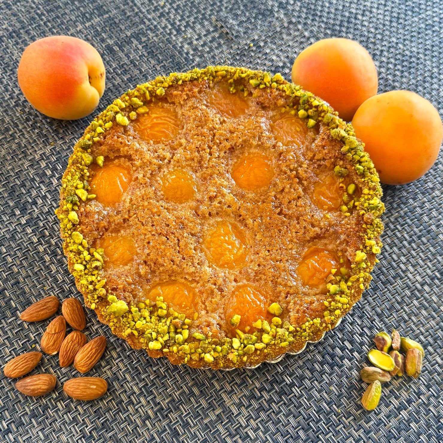 Peach & Pistachio Frangipane Tart