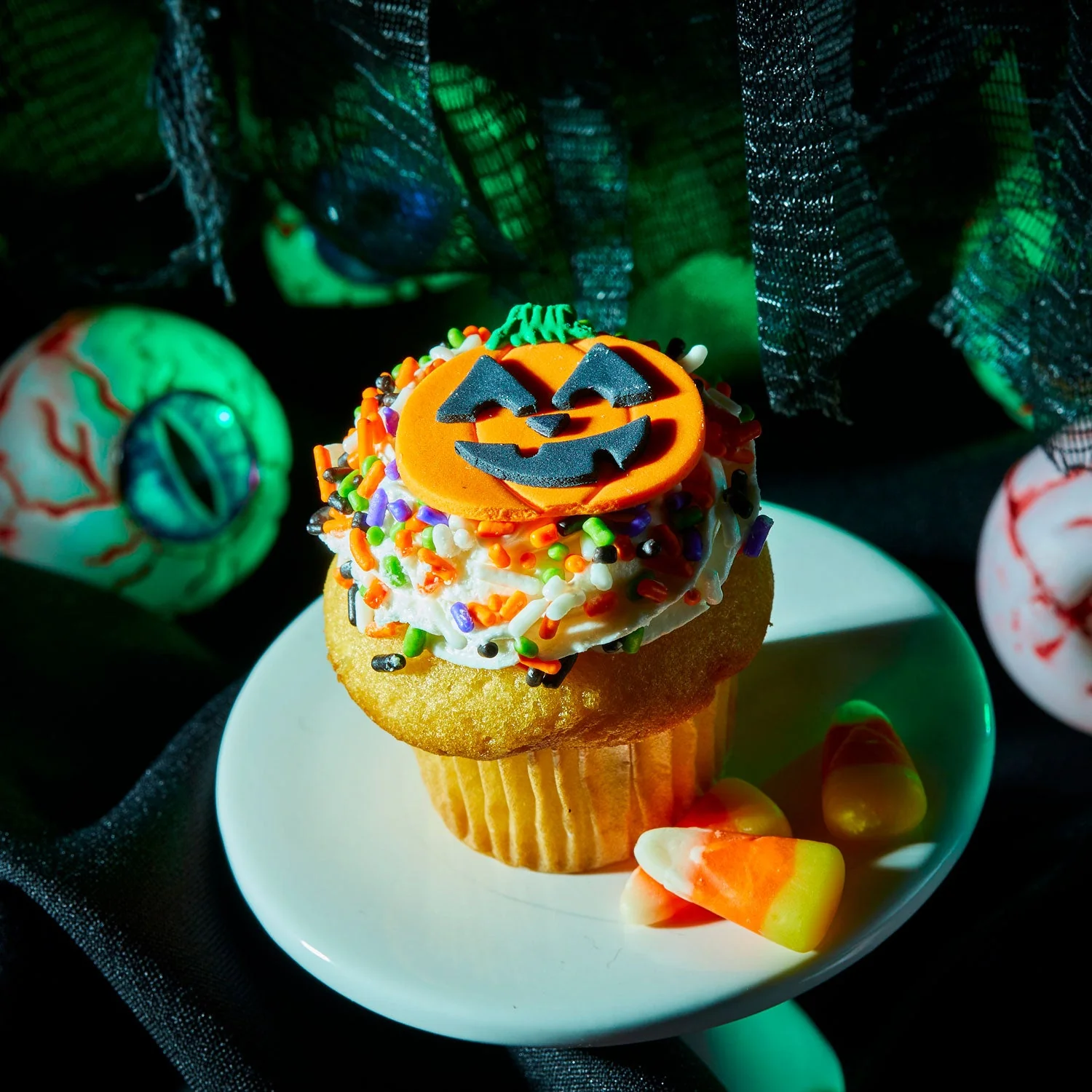 Chocolate Halloween Themed Cupcake - Image 3