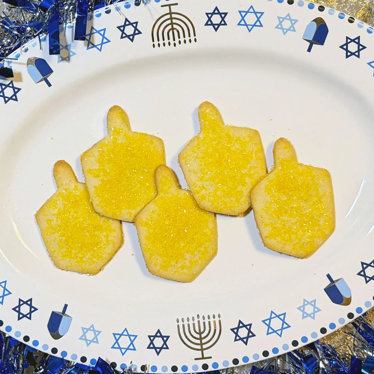 Dreidel Sugar Cookie