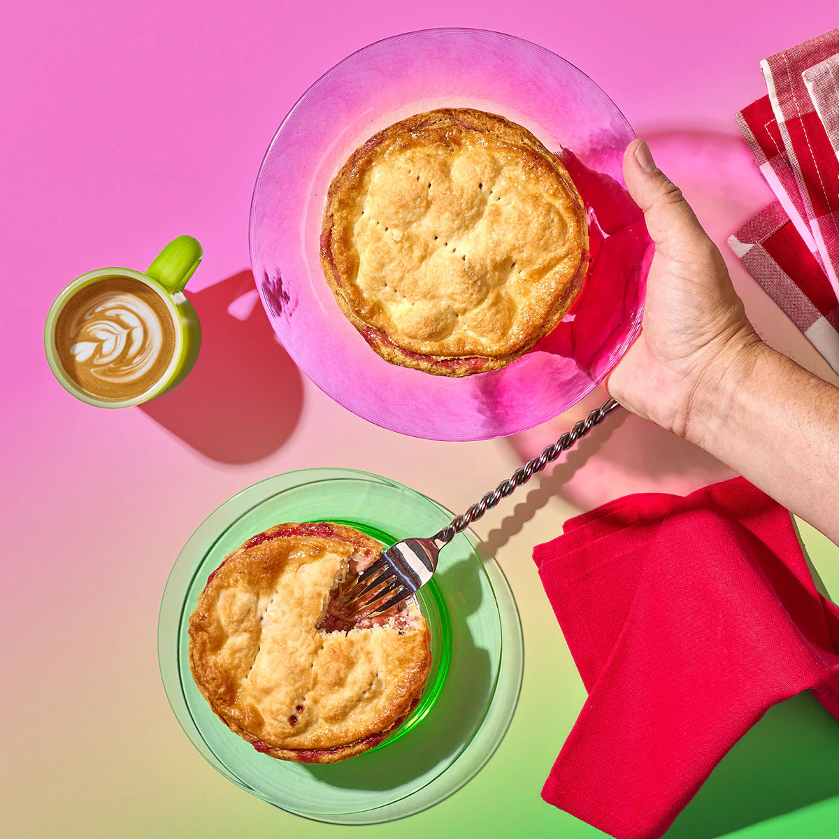 Mini Strawberry Rhubarb Pie - Image 2