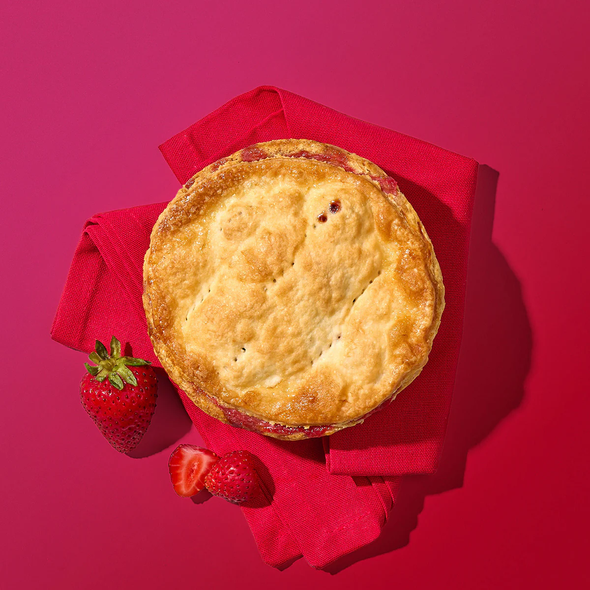 Mini Strawberry Rhubarb Pie